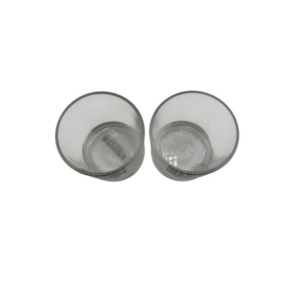 Jack Daniel's Black Logo Whiskey Glasses Set of 2 Barware Staples - Picture 3 of 3